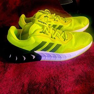 Adidas. Size 12. Neon yellow and black.
